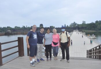 Family tour in Cambodia