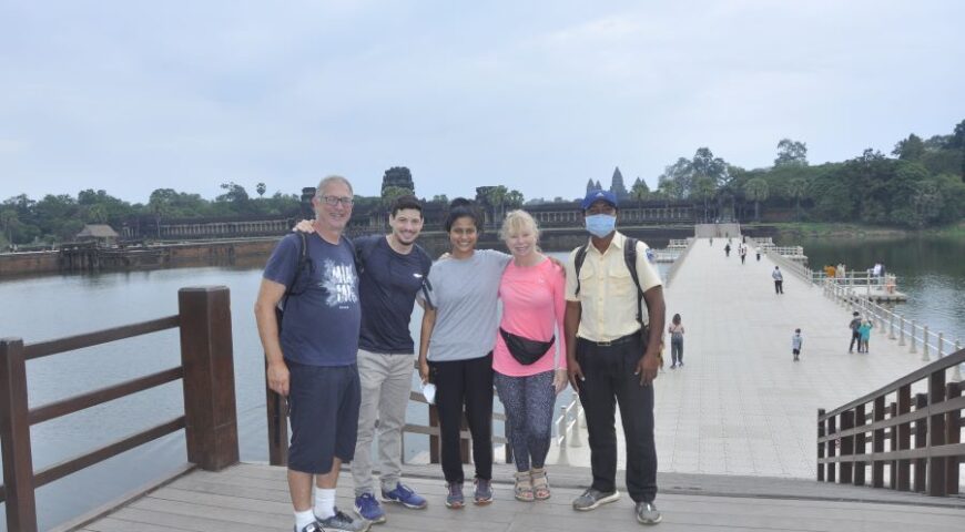 Family tour in Cambodia