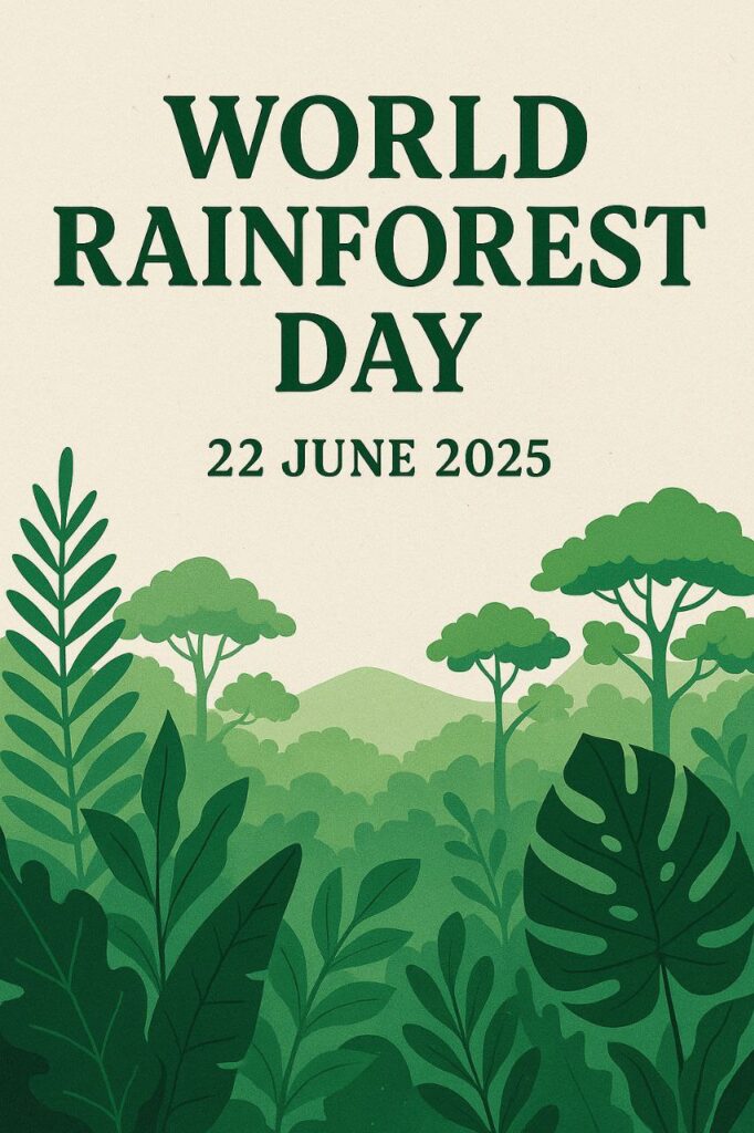 Join World Rainforest Day event with us.